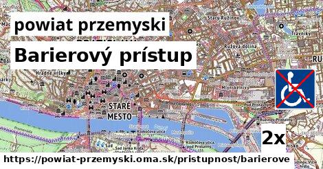 Barierový prístup, powiat przemyski