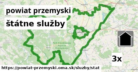 štátne služby, powiat przemyski