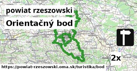 Orientačný bod, powiat rzeszowski