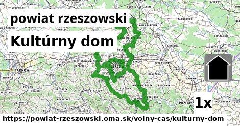 Kultúrny dom, powiat rzeszowski