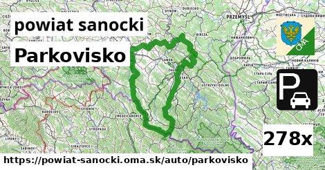 Parkovisko, powiat sanocki