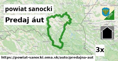 Predaj áut, powiat sanocki