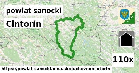 Cintorín, powiat sanocki