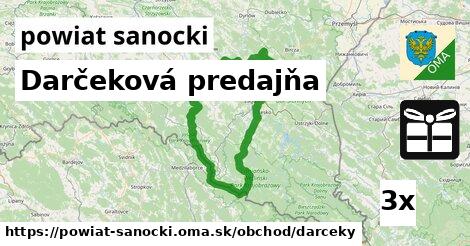 Darčeková predajňa, powiat sanocki