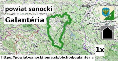 Galantéria, powiat sanocki