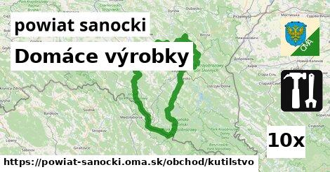 Domáce výrobky, powiat sanocki