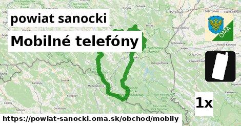 Mobilné telefóny, powiat sanocki