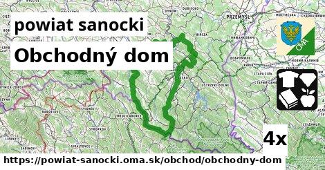 Obchodný dom, powiat sanocki