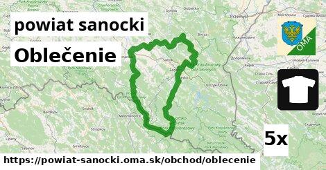 Oblečenie, powiat sanocki