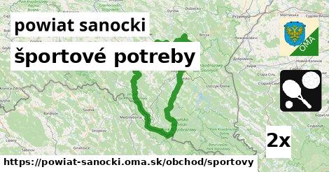 športové potreby, powiat sanocki