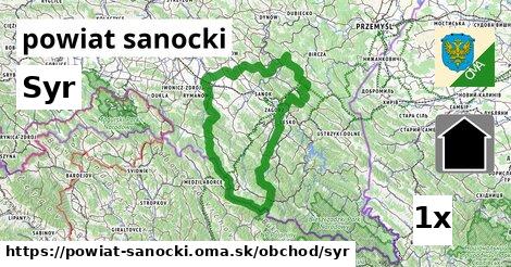 Syr, powiat sanocki