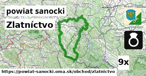 Zlatníctvo, powiat sanocki