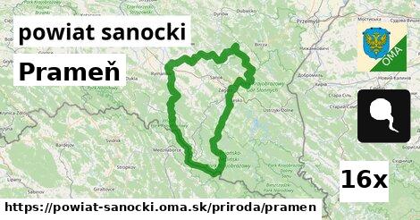 Prameň, powiat sanocki