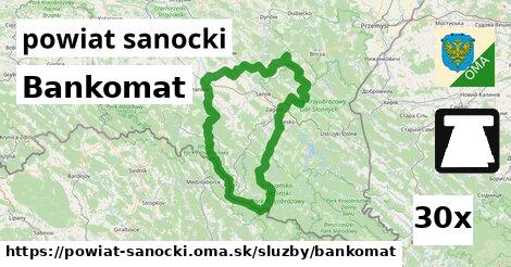 Bankomat, powiat sanocki