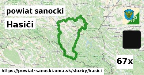 Hasiči, powiat sanocki