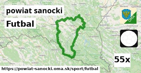 Futbal, powiat sanocki
