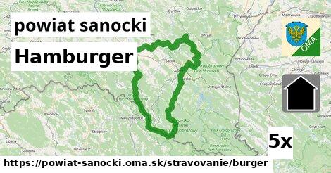 Hamburger, powiat sanocki