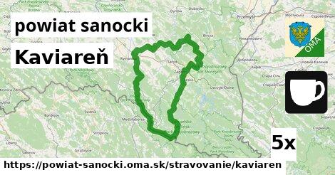 Kaviareň, powiat sanocki