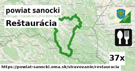 Reštaurácia, powiat sanocki