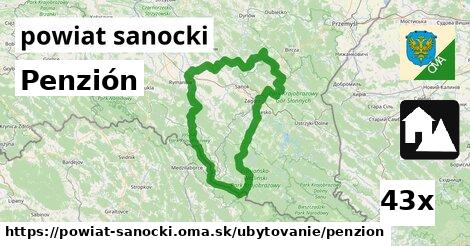 Penzión, powiat sanocki