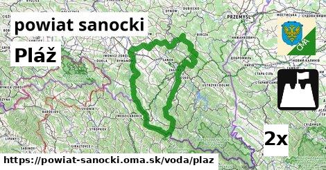 Pláž, powiat sanocki