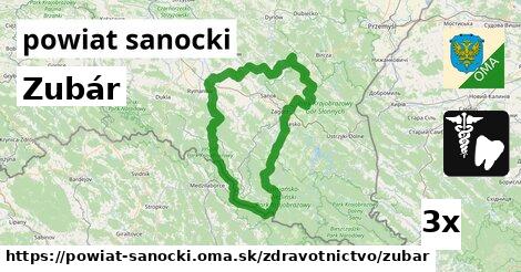 Zubár, powiat sanocki