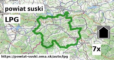 LPG, powiat suski