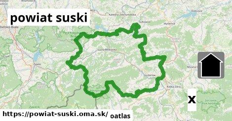 Umývarňa bicyklov, powiat suski