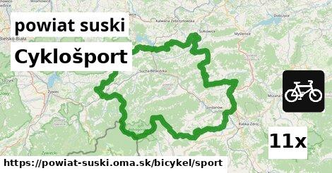 Cyklošport, powiat suski