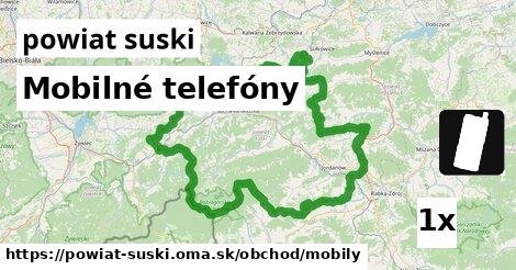 Mobilné telefóny, powiat suski