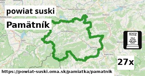 Pamätník, powiat suski