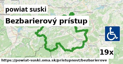 Bezbarierový prístup, powiat suski