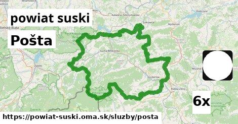 Pošta, powiat suski