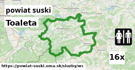 Toaleta, powiat suski