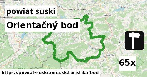 Orientačný bod, powiat suski