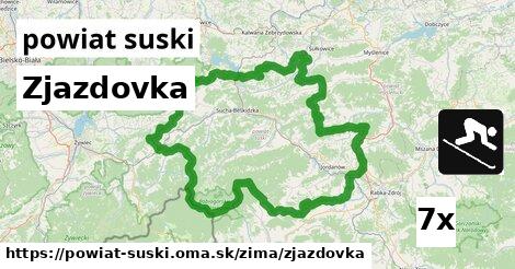 Zjazdovka, powiat suski