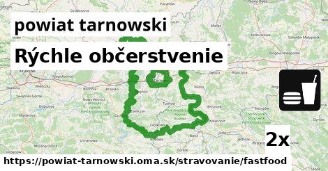 Rýchle občerstvenie, powiat tarnowski