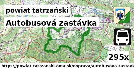 Autobusová zastávka, powiat tatrzański