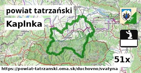 Kaplnka, powiat tatrzański