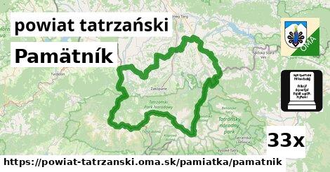 Pamätník, powiat tatrzański