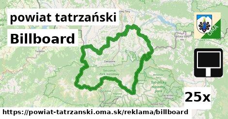 Billboard, powiat tatrzański