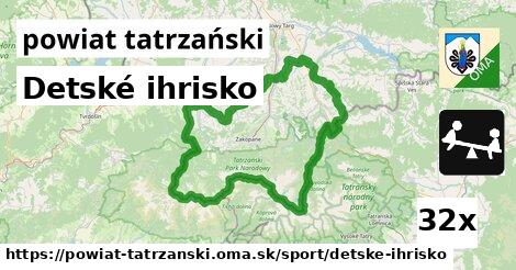 Detské ihrisko, powiat tatrzański