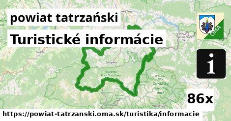 Turistické informácie, powiat tatrzański