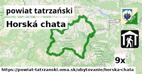 Horská chata, powiat tatrzański