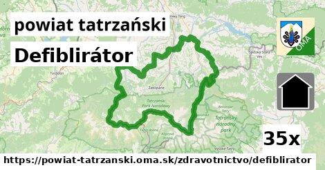Defiblirátor, powiat tatrzański