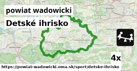 Detské ihrisko, powiat wadowicki