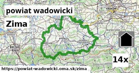 zima v powiat wadowicki