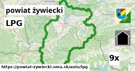 LPG, powiat żywiecki