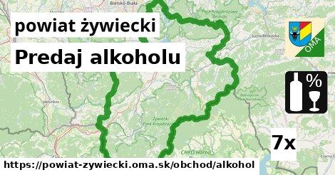 Predaj alkoholu, powiat żywiecki