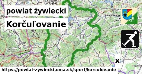 Korčuľovanie, powiat żywiecki